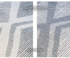 Сиво-кремав външен килим 80x150 cm Gemini – Elle Decoration