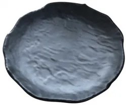 Kulsan - Меламинова чиния ф28xh3,5см NORMA черна-(43028.BL)