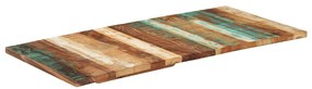 286057 vidaXL Правоъгълен плот за маса 60x120 см 25-27 мм регенериран масив