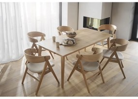 Трапезни столове в комплект от 2 броя в естествен цвят Waterton - Rowico