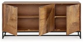 Скрин от масивно манго в естествен цвят 170x79x40 cm Nereida – MOME