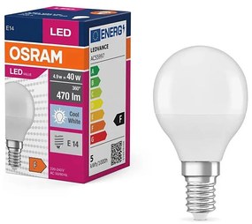 LED Крушка P40 E14/4,9W/230V 4000K - Osram