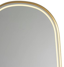 Модерно огледало за баня златно с LED и сензорен димер - Geraldien