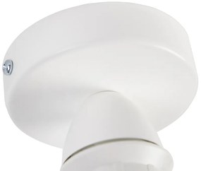 Таванна лампа с платнен абажур бял 35 см - Combi White