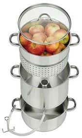 Соковарка SAPIR SP 1260 A26, 8 литра, Книжка с рецепти, Инокс