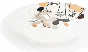 Керамична чиния за сервиране, ø 35 cm Face to Grey - VDE Tivoli 1996