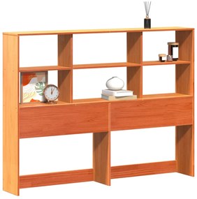 855659 vidaXL Горна табла с място за съхранение, 150 см, масивно дърво бор