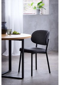 Тъмносив трапезен стол Fowler – Unique Furniture