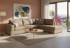 Ъгъл диван Must-Left-295φ 230β cm.-beige