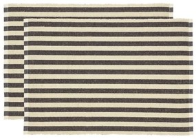 Платнена подложка за хранене 2 бр. 33x48 cm Statement Stripe - Södahl