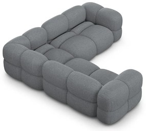 Сив ъглов диван Loretto – Cosmopolitan Design