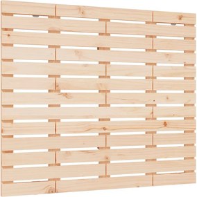 824678 vidaXL Стенна табла за спалня, 126x3x91,5 см, борово дърво масив