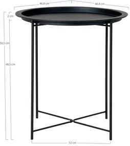 Метална кръгла маса за съхранение ø 47 cm Bastia - House Nordic