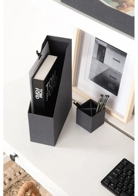 Картонени органайзери в комплект от 4 бр. Hugo Canvas Paper Laminate – Bigso