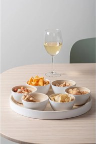 Бял бамбуков комплект за сервиране ø 32 cm Puro – PT LIVING