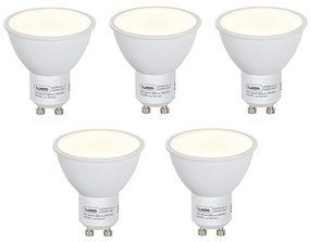 Комплект от 5 LED крушки GU10 със сензор за здрач 5W 380lm 3000K