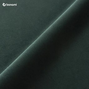 Тъмнозелено кадифено столче за крака Shel - Ghado