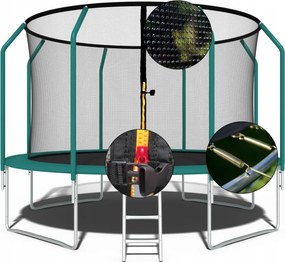 Градински батут Premium за деца със закрита мрежа 13FT - Ø 404 cm