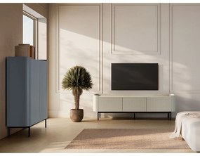 Сиво-синьо шкафче 100x140x40 cm Willa – MOME