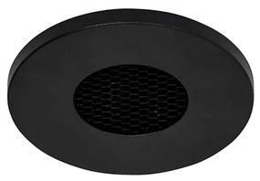 Комплект от 6 модерни вградени спота за баня черни IP54 - Shed Honey