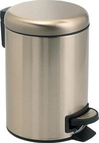 Gedy - кош за отпадъци POTTY 5 л с плавно затваряне, матово златисто покритие