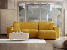 Ъглов диван Furyn-Moustardi