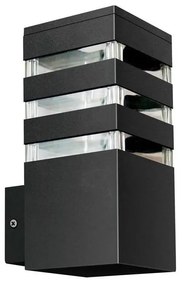 Екстериорен аплик TEKSAS 1xE27/12W/230V IP44 антрацит