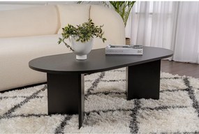 Черна матова масичка за кафе 60x119 cm Sable – Kalune Design