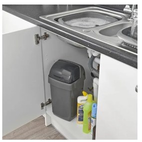 Сив кош за боклук, 22,5 x 23 x 42,5 cm - Addis