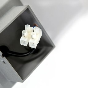 Дания Модерна Външна Стенна Лампа Сива IP44