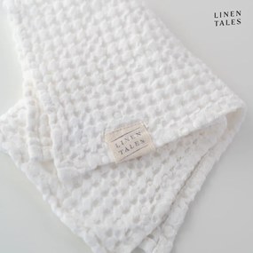 Бели хавлии и кърпи за баня в комплект от 3 Honeycomb - Linen Tales