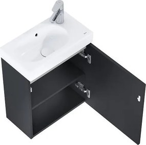 Шкаф Unik Mini-N, 450 x 249 x 575 mm (мебел и умивалник) matt black