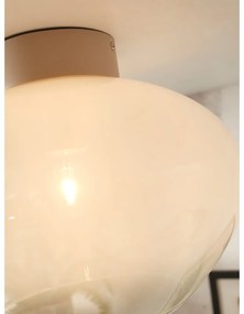 Бежово осветително тяло за таван със стъклен абажур ø 35 cm Bologna – it's about RoMi