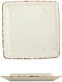 Gural Porselen - Side Квадратна чиния 25x25cm. (NBNORD25X25DU58KH)