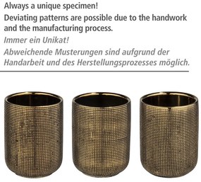 Керамична сапунерка в златист цвят Badi - Wenko