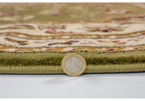 Зелен кръгъл килим 133x133 cm Sherbone - Flair Rugs
