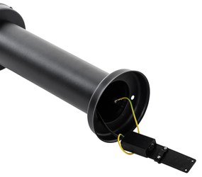 Модерен външен стълб черен 50 см - Elly