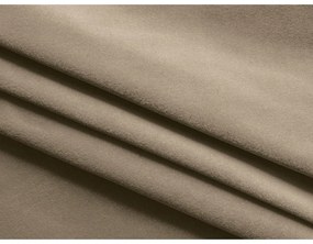 Светлокафяв кадифен разтегателен диван с място за съхранение 225 cm Hula – Makamii