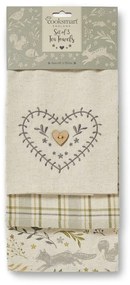 Чаени кърпи и кърпа за съдове в комплект от 4 бр. Woodland – Cooksmart ®