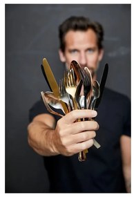 Стоманен прибори за хранене 16 бр. в матово сребрист цвят – Bitz