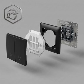 Ключ за Щори OSTE JNH009-W BLACK