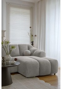 Светлосив ъглов диван (ляв ъгъл/U форма) Shell – Miuform