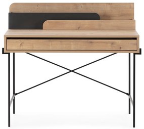 Работна маса от масивен дъб 60x113 cm Lila – Marckeric