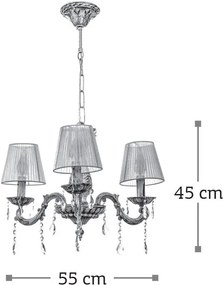 Таванна лампа InLight 5304-3 3 лампи