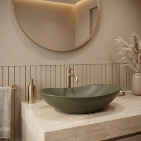 Умивалник за плот Rea Royal Olive Matt