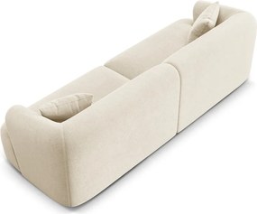 Бежов кадифен диван 255 cm Campi – Cosmopolitan Design