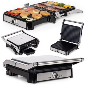 Електрическа контактна скара с незалепващи плочи - 2000 W