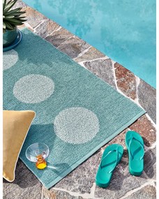 Тюркоазена пътека за открито и закрито 70x200 cm Vera Pop Jade – Pappelina