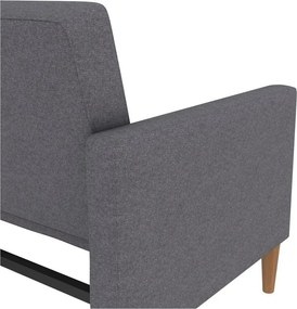 Сив сгъваем диван 82 cm Lilly – Støraa