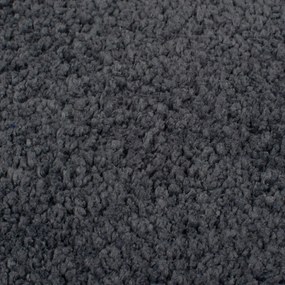 Тъмносив килим от рециклирани влакна подходящ за пране 200x290 cm Fluffy – Flair Rugs